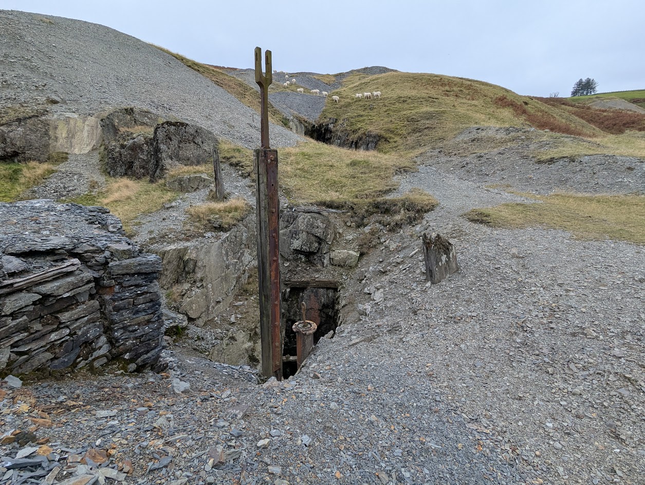 Dylife - Llechwedd Ddu pumping shaft, submitted by BertyBasset on 16-11-2025.
© Robin Griffiths Dylife - Llechwedd Ddu pumping shaft