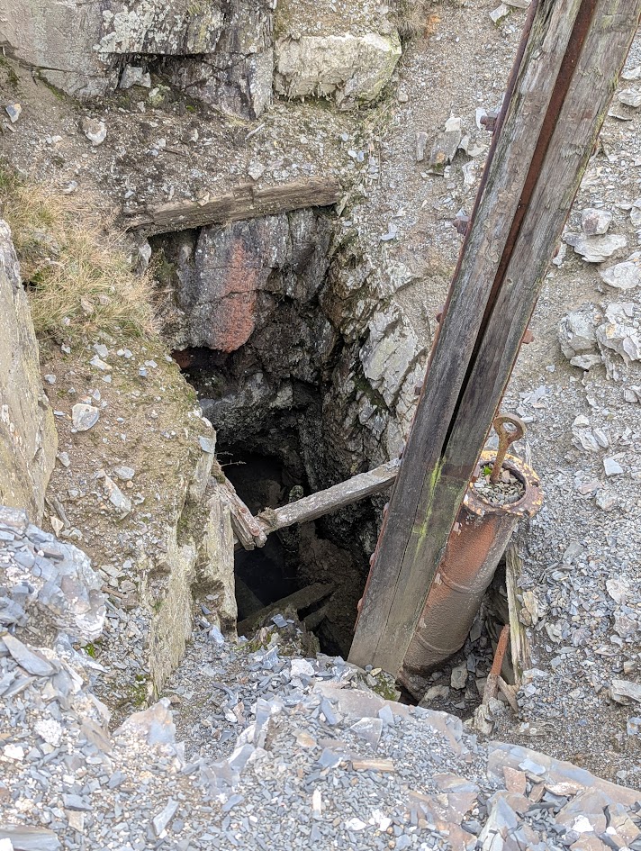 Dylife - Llechwedd Ddu pumping shaft, submitted by BertyBasset on 16-11-2025.
© Robin Griffiths Dylife - Llechwedd Ddu pumping shaft