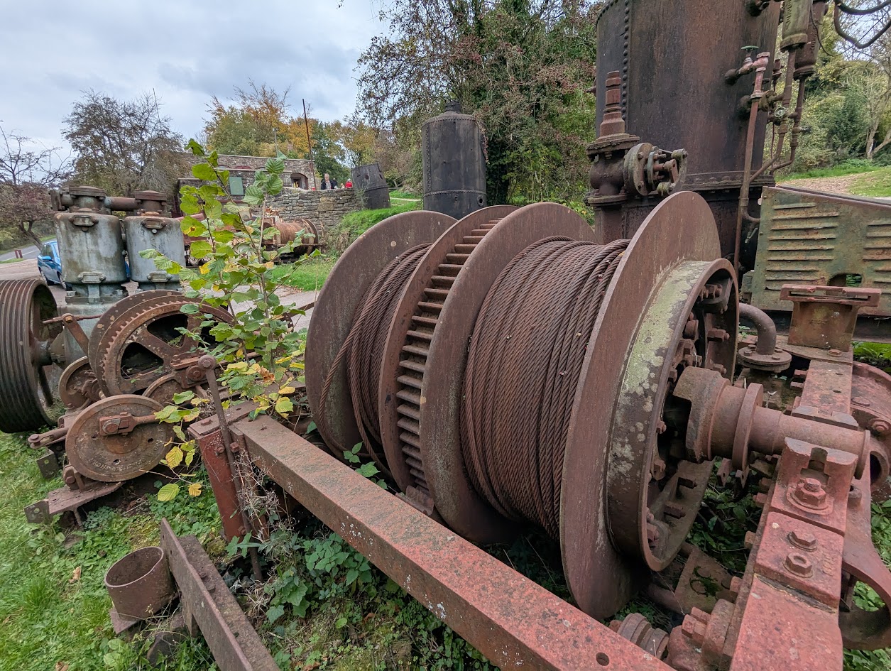 Clearwell Caves - machinery