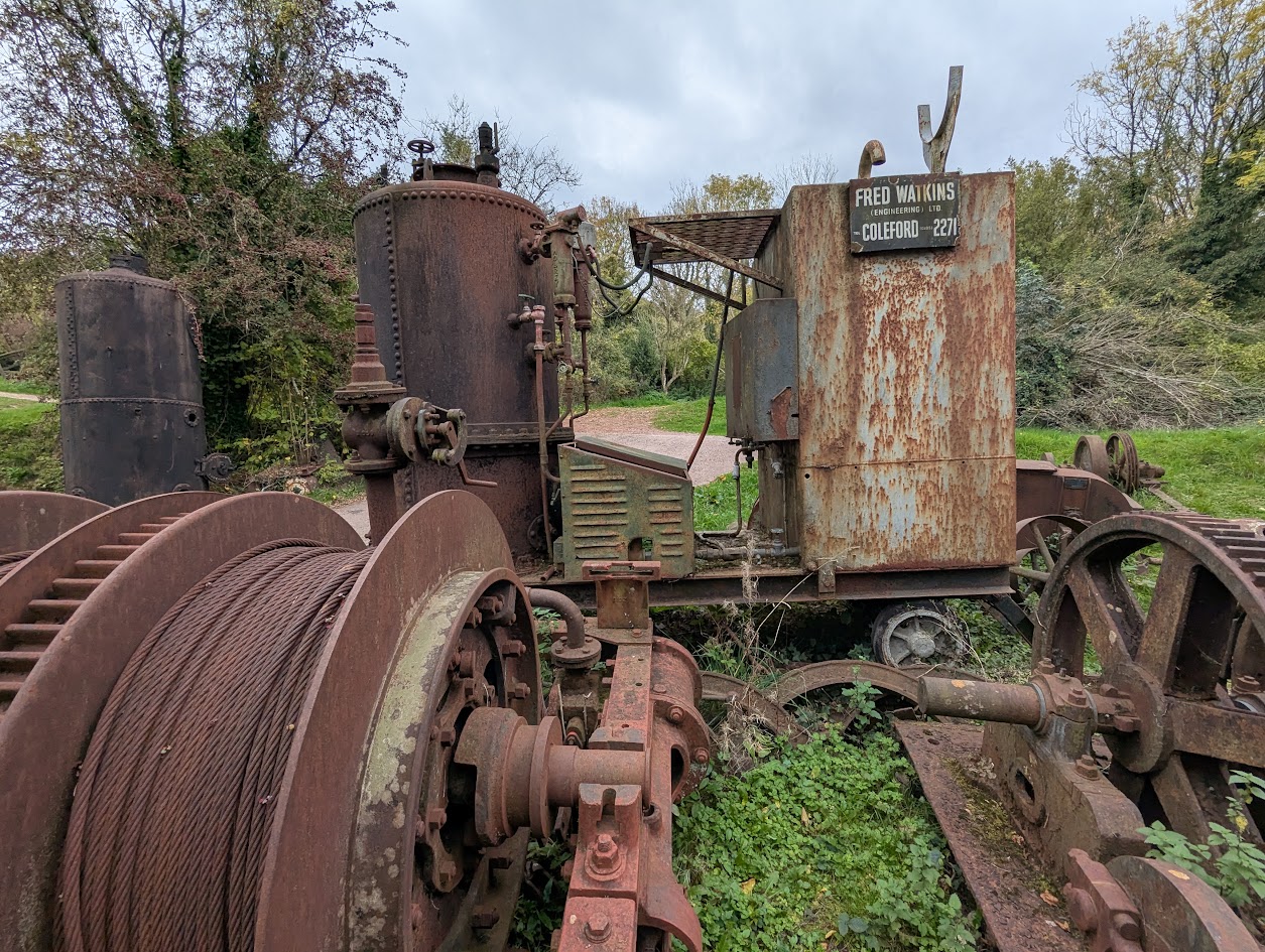 Clearwell Caves - machinery