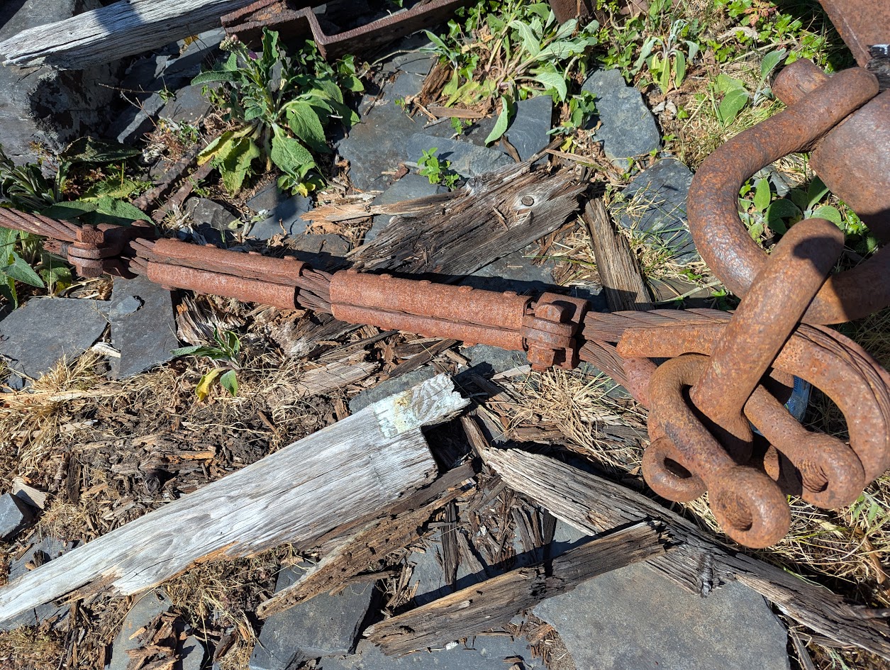 Aberllefenni - cable on wagon, submitted by BertyBasset on 16-11-2025.
© Robin Griffiths Aberllefenni - cable on wagon