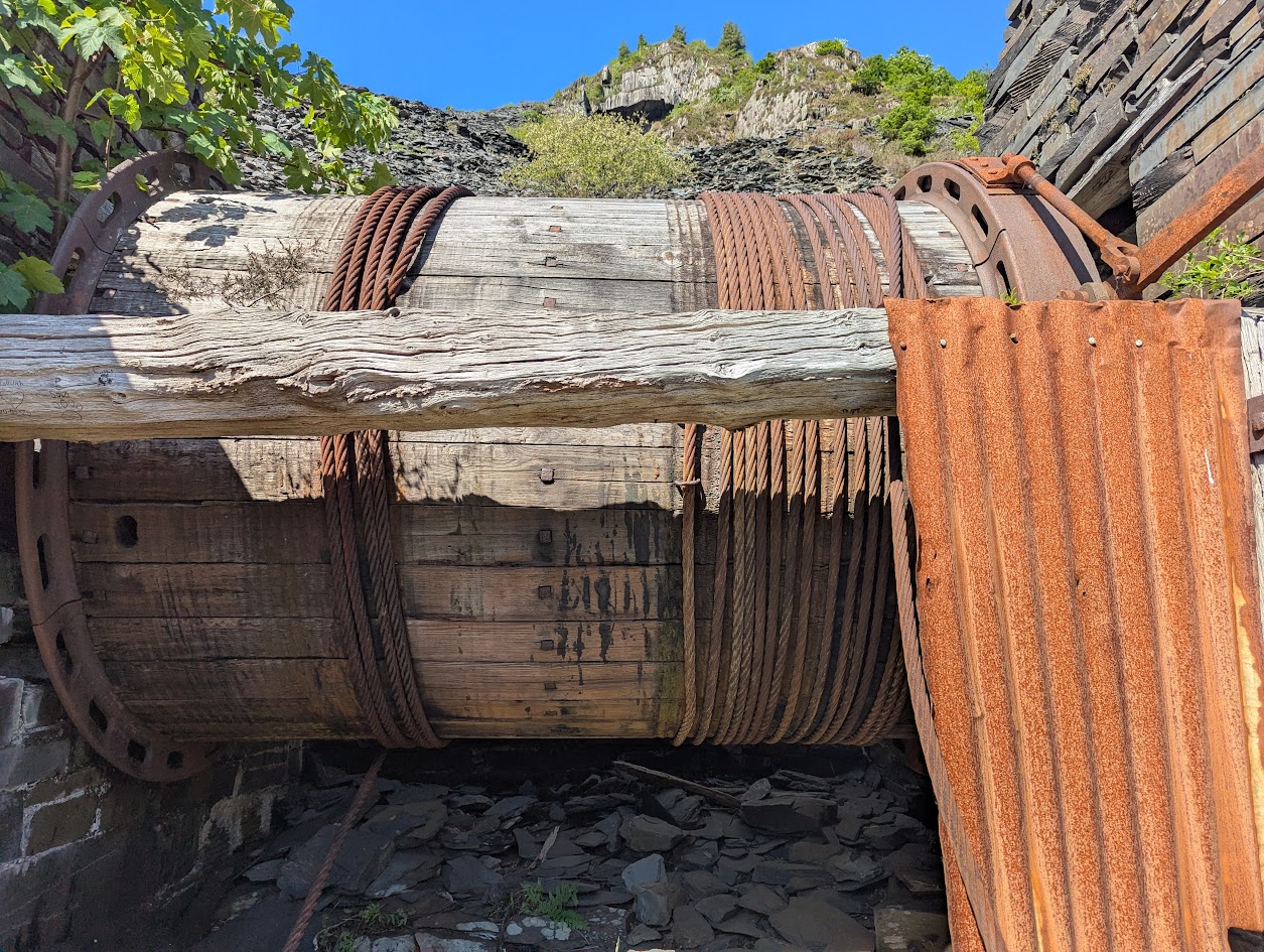 Aberllefenni - drumhouse, submitted by BertyBasset on 16-11-2025.
© Robin Griffiths Aberllefenni - drumhouse