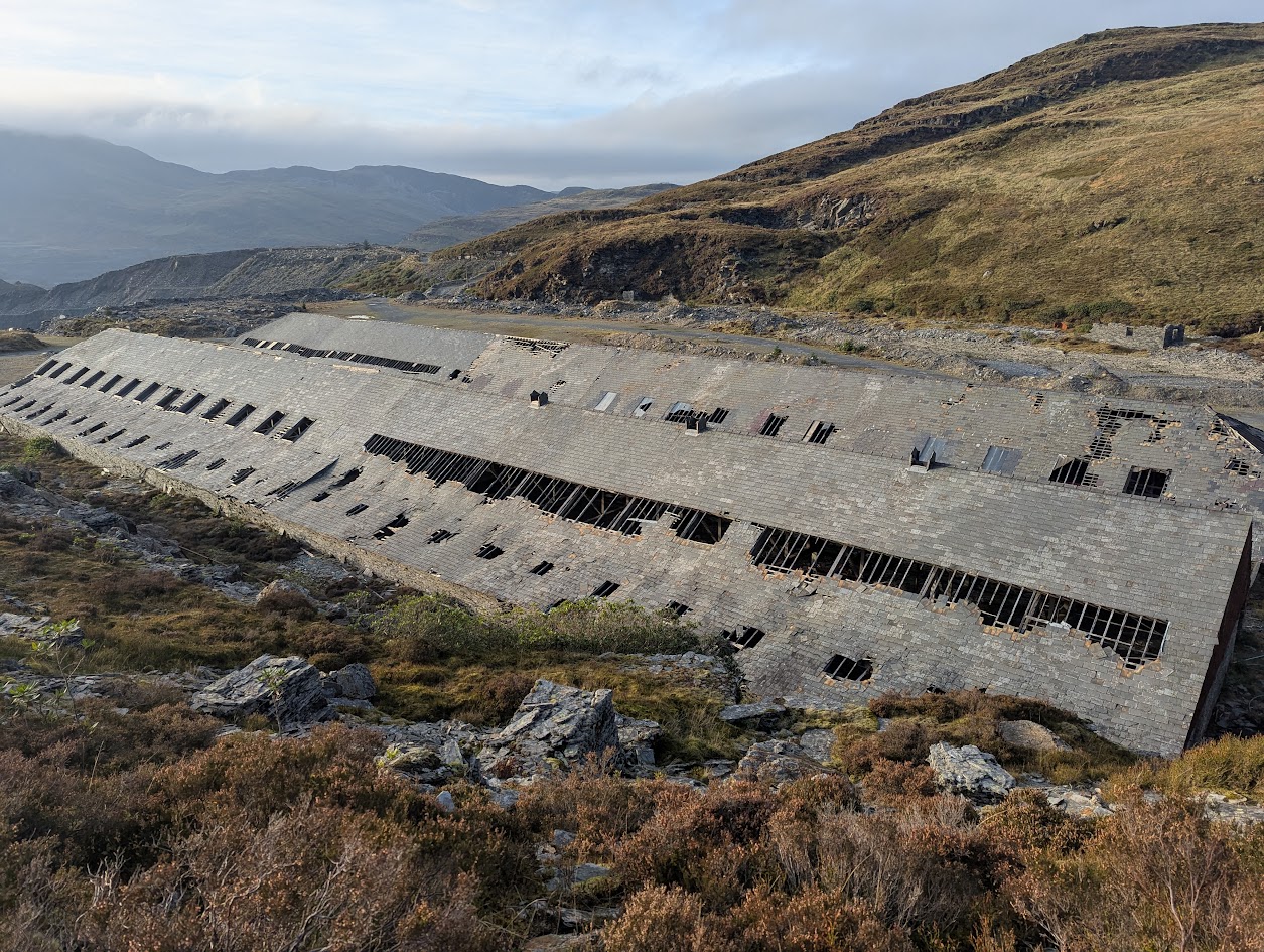 Maenofferen - top view of mill