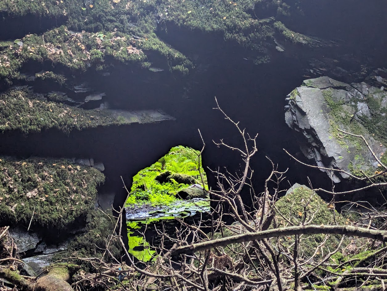 Hafodlas tunnel to main pit, submitted by BertyBasset on 16-11-2025.
© Robin Griffiths Hafodlas tunnel to main pit