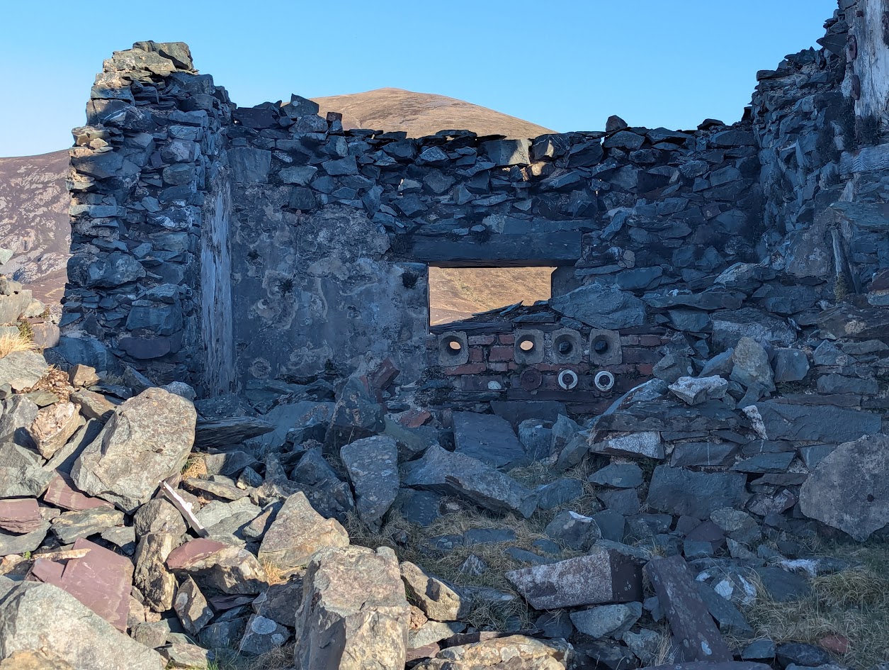 Remains of transformer house, submitted by BertyBasset on 17-11-2025.
© Robin Griffiths Remains of transformer house