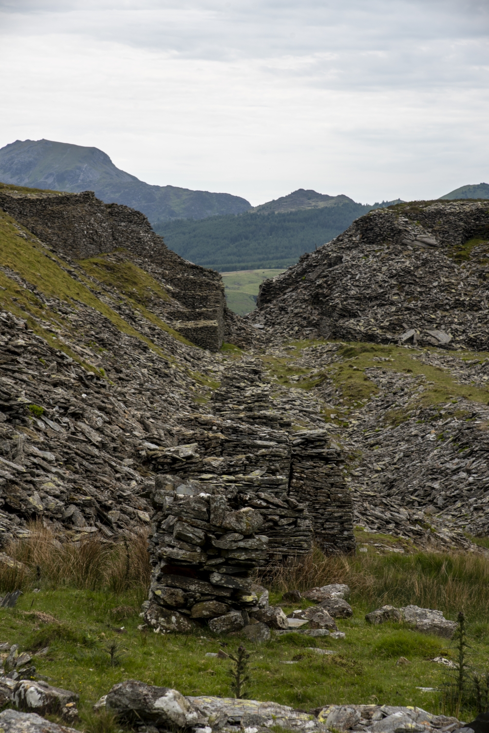 Launder pillars from weir towards mills, submitted by ilt on 12-12-2025.
© Iain Taylor Launder pillars from weir towards mills