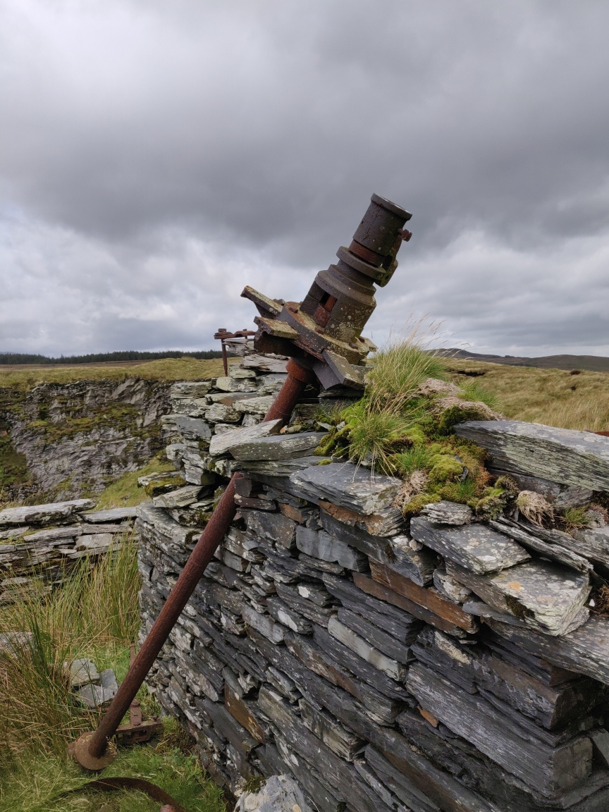 Haulage sheave wheel remains, submitted by ilt on 12-12-2025.
© Iain Taylor Haulage sheave wheel remains