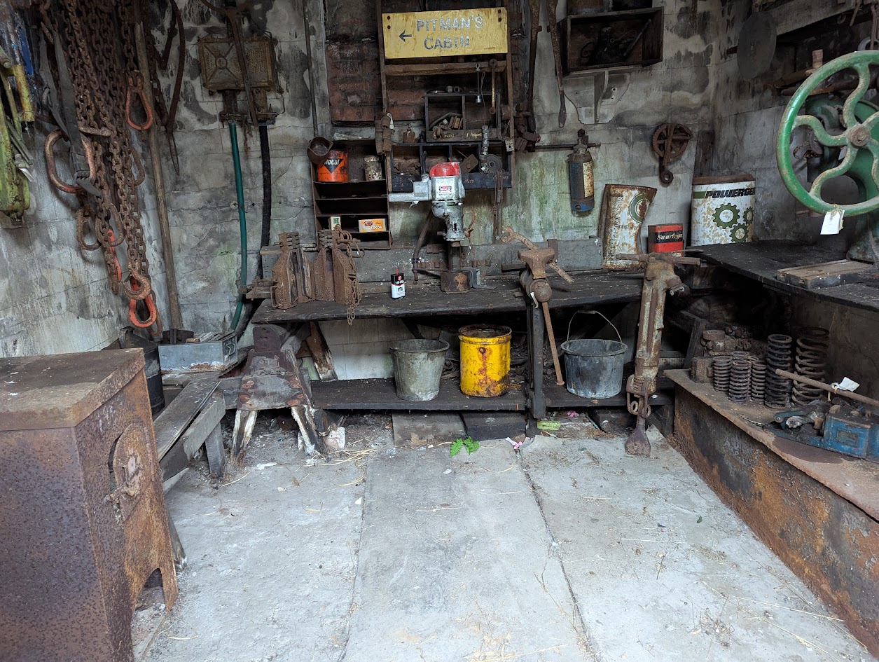 Maintenance shed, submitted by BertyBasset on 16-11-2025.
© Robin Griffiths Maintenance shed