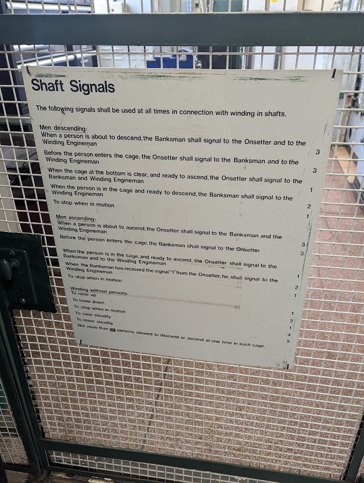 Shaft signals, submitted by BertyBasset on 16-11-2025.
© Robin Griffiths Shaft signals