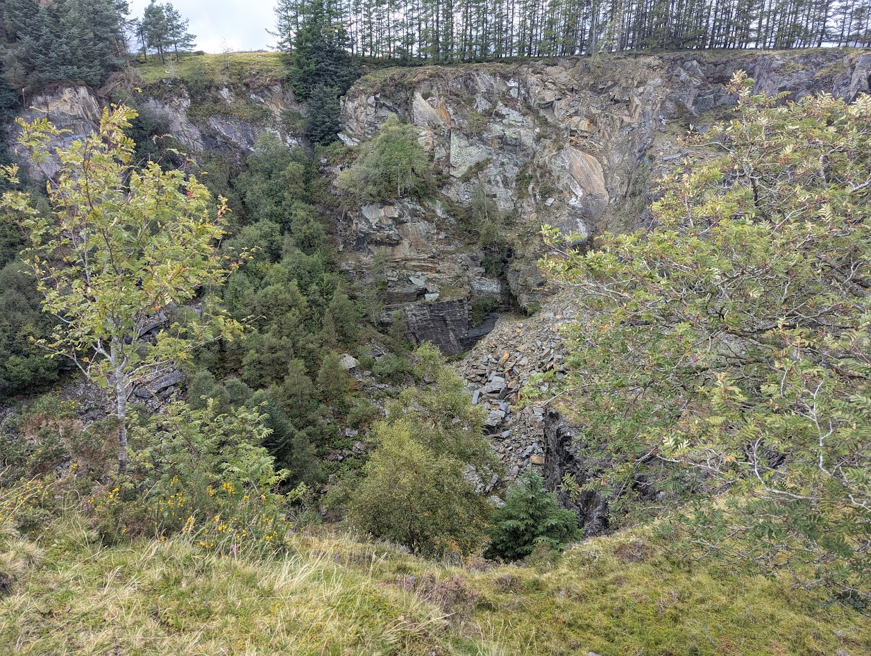 Rhos Slate Quarry Pit