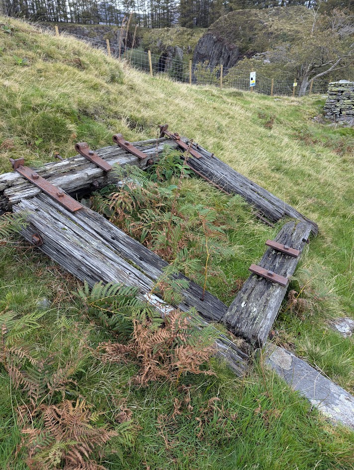 Rhos Slate Quarry - Mystery water gate?