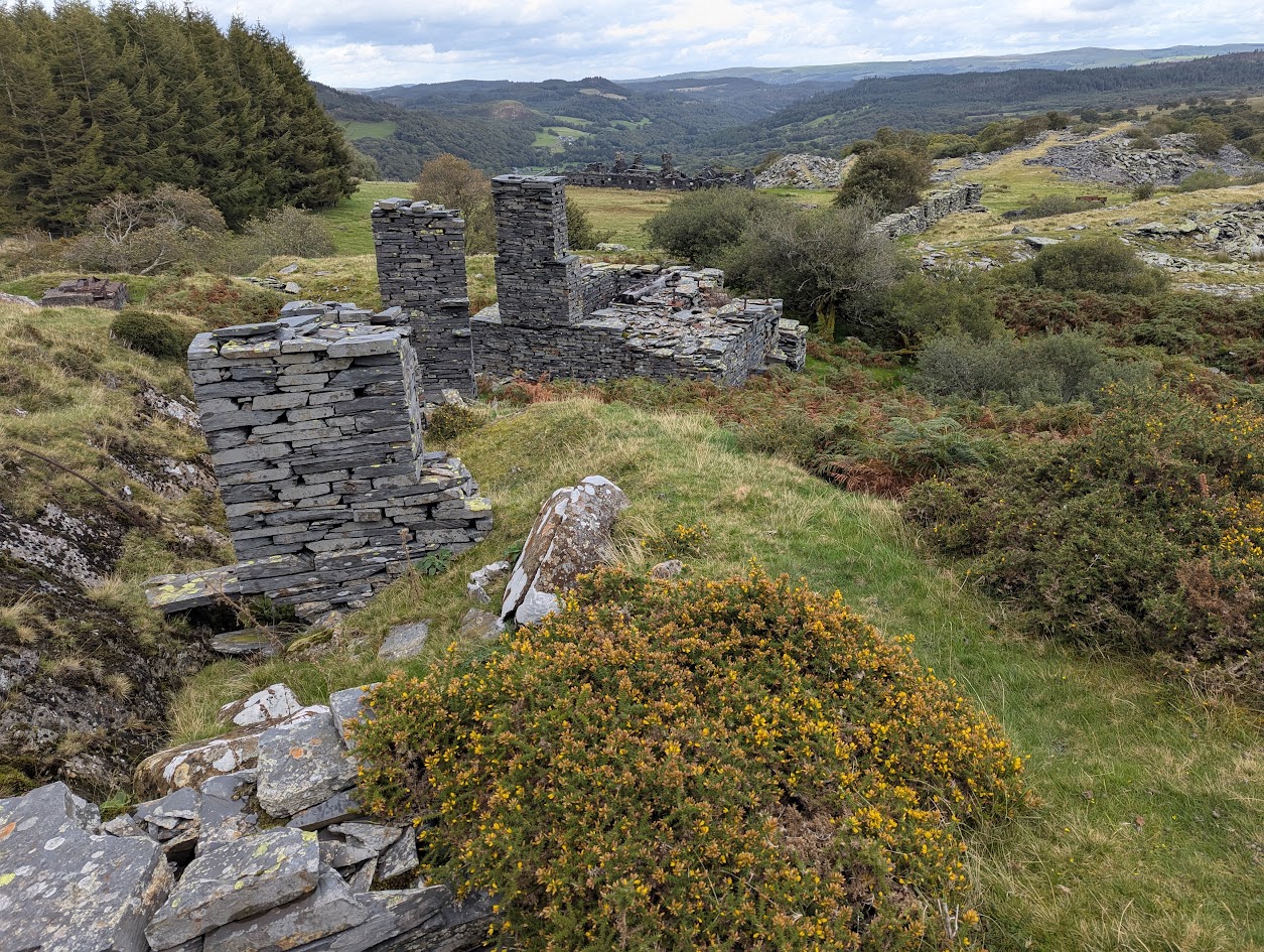 Rhos Slate Quarry Top wheelpit