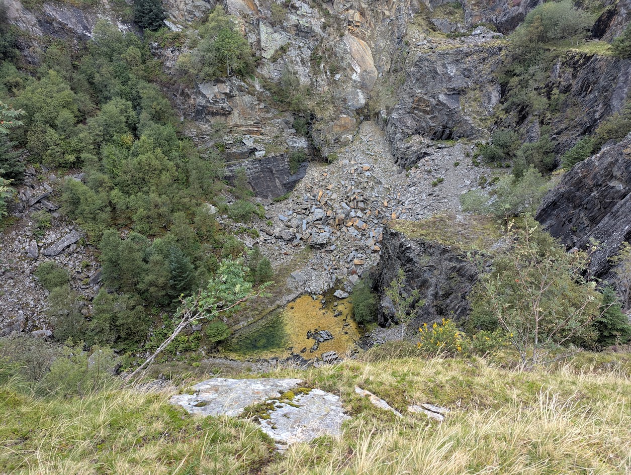 Rhos Slate Quarry Pit