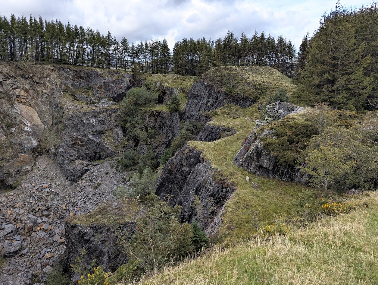 Rhos Slate Quarry Pit