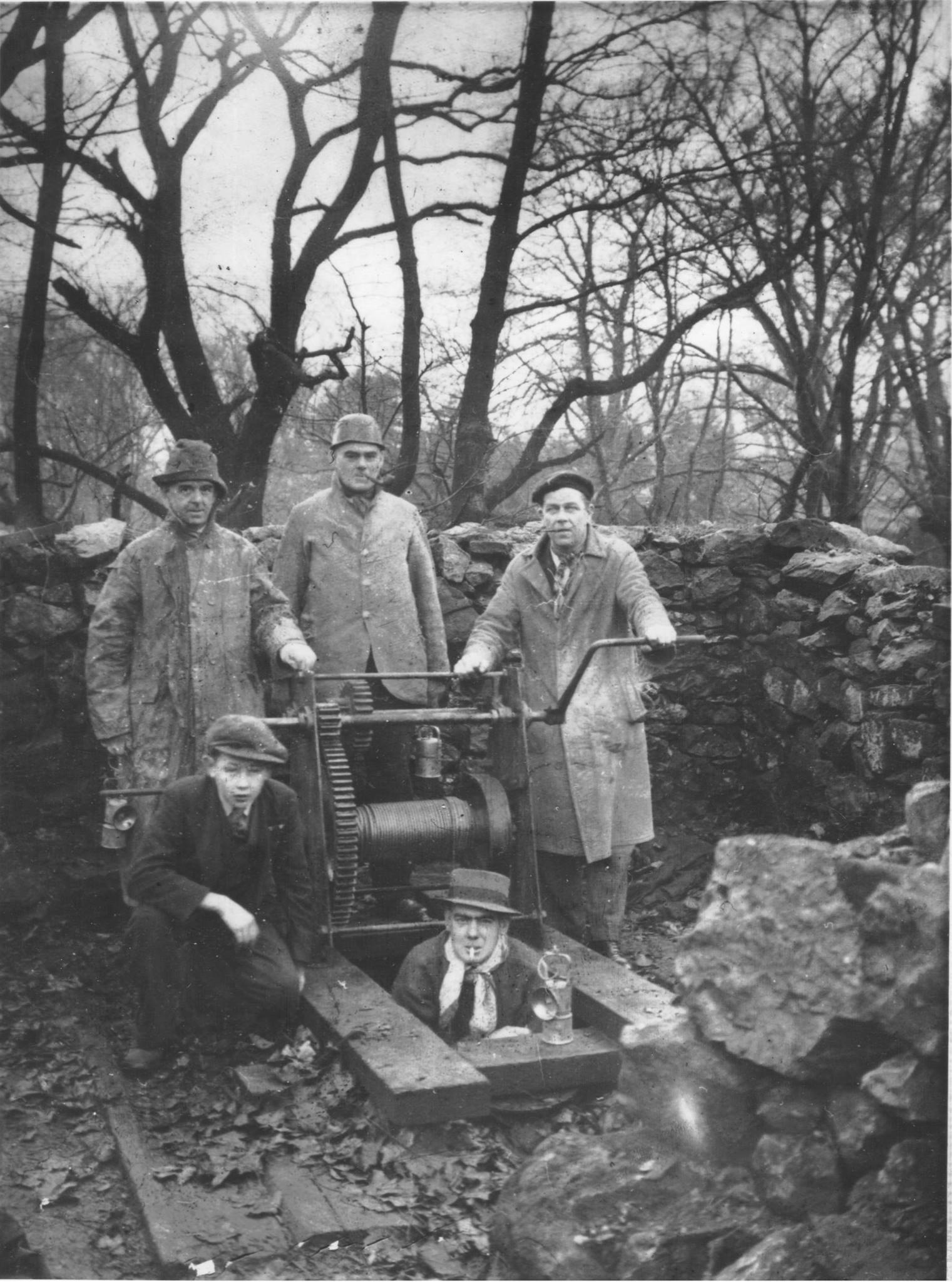 Re-opening Glebe Mine 1927