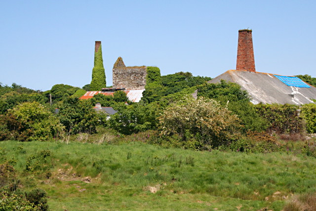 Old Mine Buildings at Wheal Busy