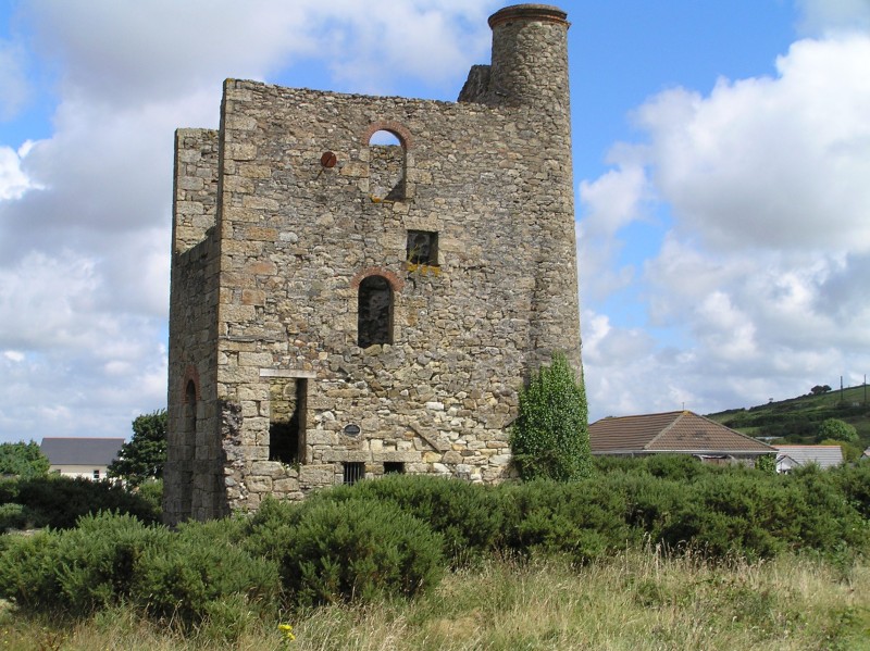 Harriets Pumping Engine house, part of Dolcoath Mine, built in 1860