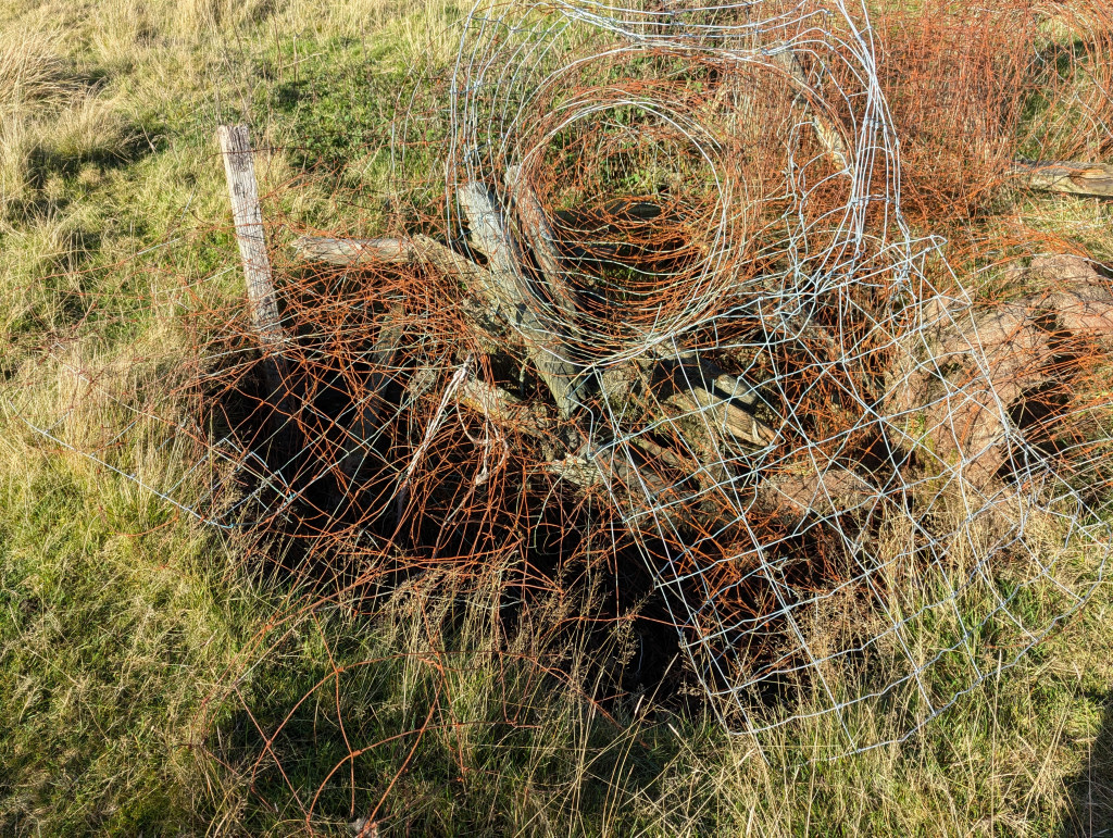 Old shaft at Kelton Fell