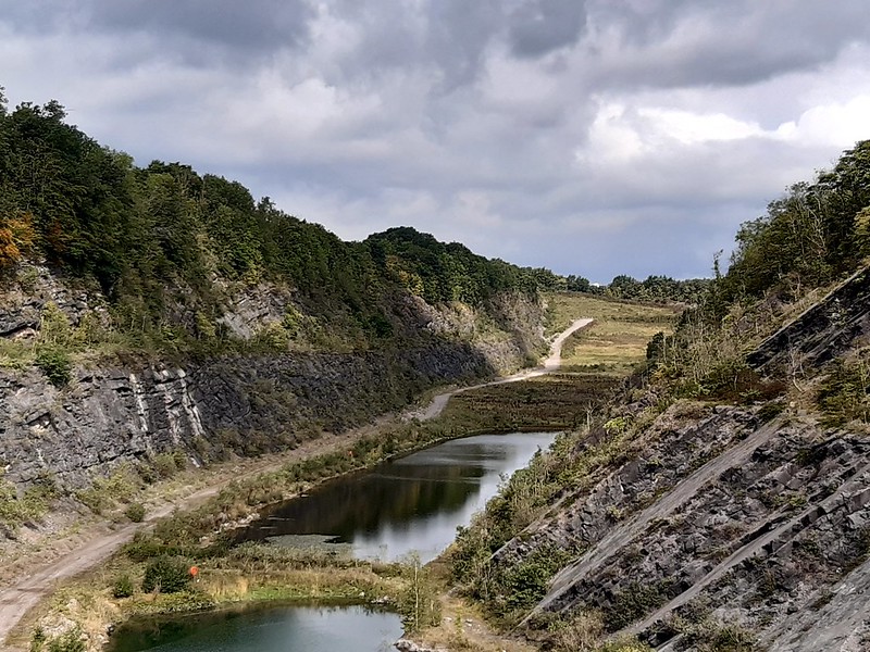 Barnhill Quarry, abandoned in the 1950s