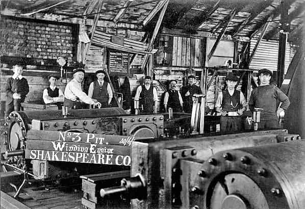 The winding engines for No 3 Pit (Borehole in June 1898 (White Cliffs Countryside Partnership), submitted by Buddle-Bot on 05-10-2024.
Public Domain The winding engines for No 3 Pit (Borehole in June 1898 (White Cliffs Countryside Partnership)
