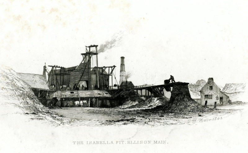 Isabella Pit, Sheriff Hill Colliery, 1842