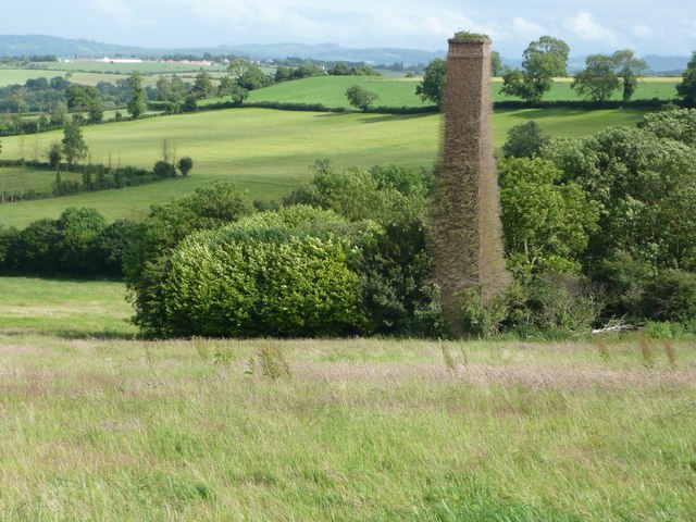 Old mine chimney of Oxley's Colliery near Buckland Dinham