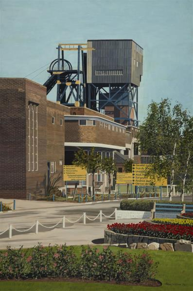 Maltby Colliery, submitted by Buddle-Bot on 31-01-2025.
with permission, © Peter Watson http://peterwatsonpaintings.co.uk/ Maltby Colliery