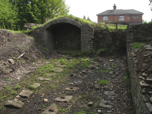 The remains of Ram Hill Colliery, Coalpit Heath, Bristol.