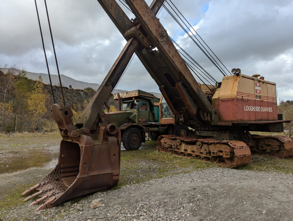 Threkeld Musem - Excavator display