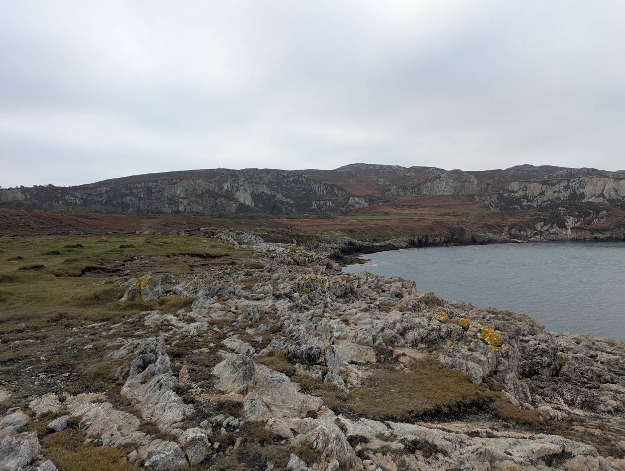 Looking back towards Breakwater Quarry