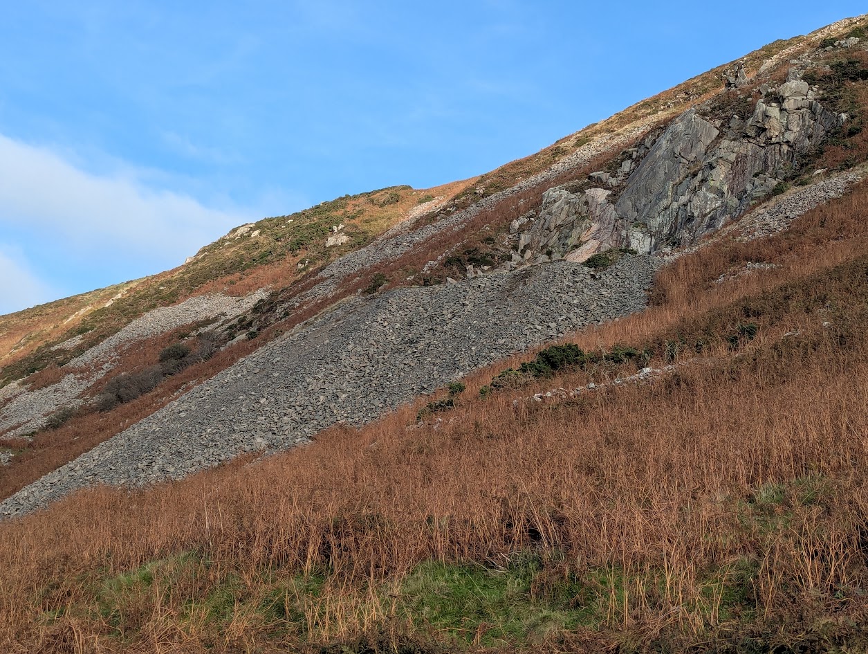 Small quarries near Pistyll