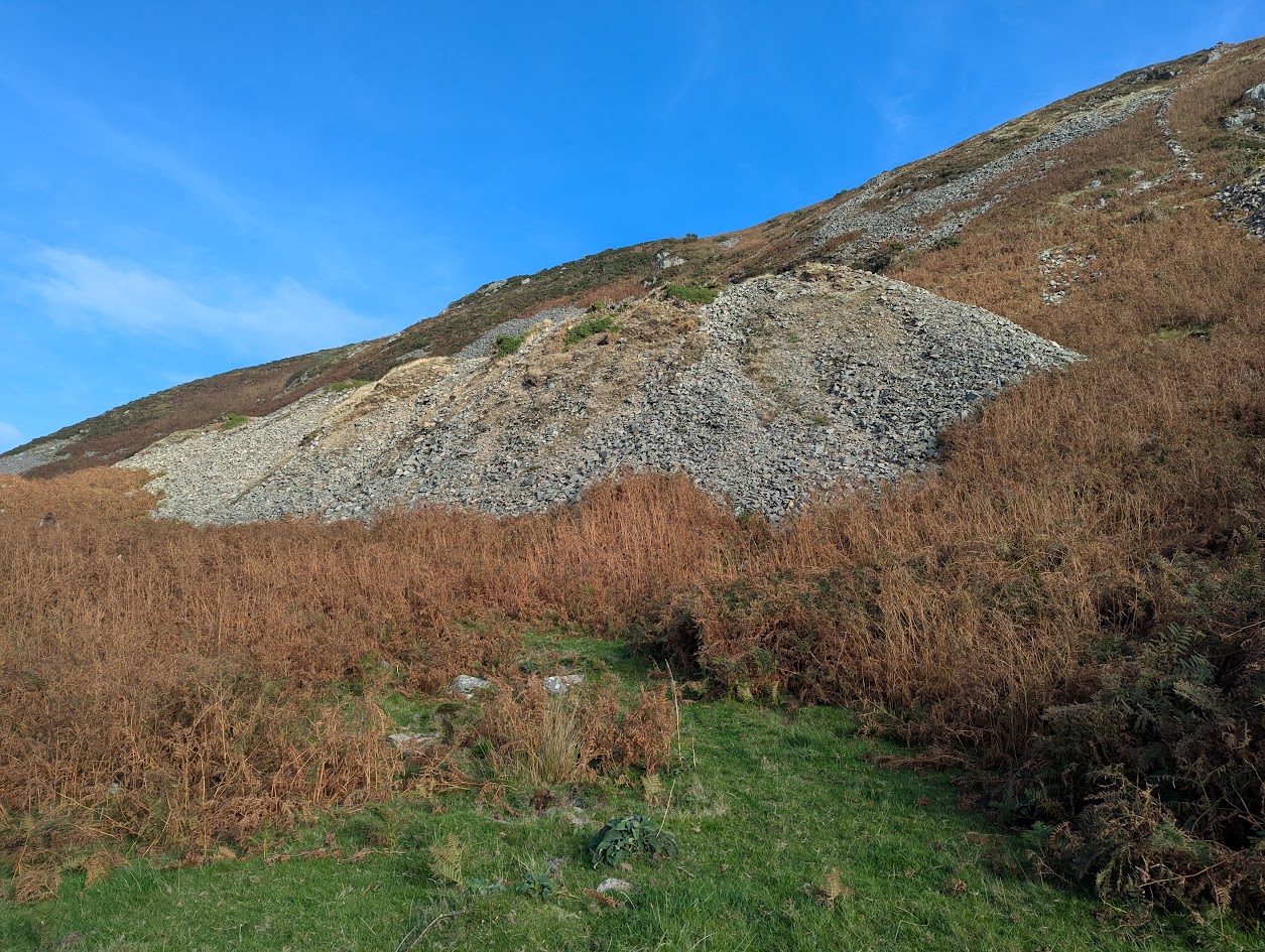 Small quarries near Pistyll