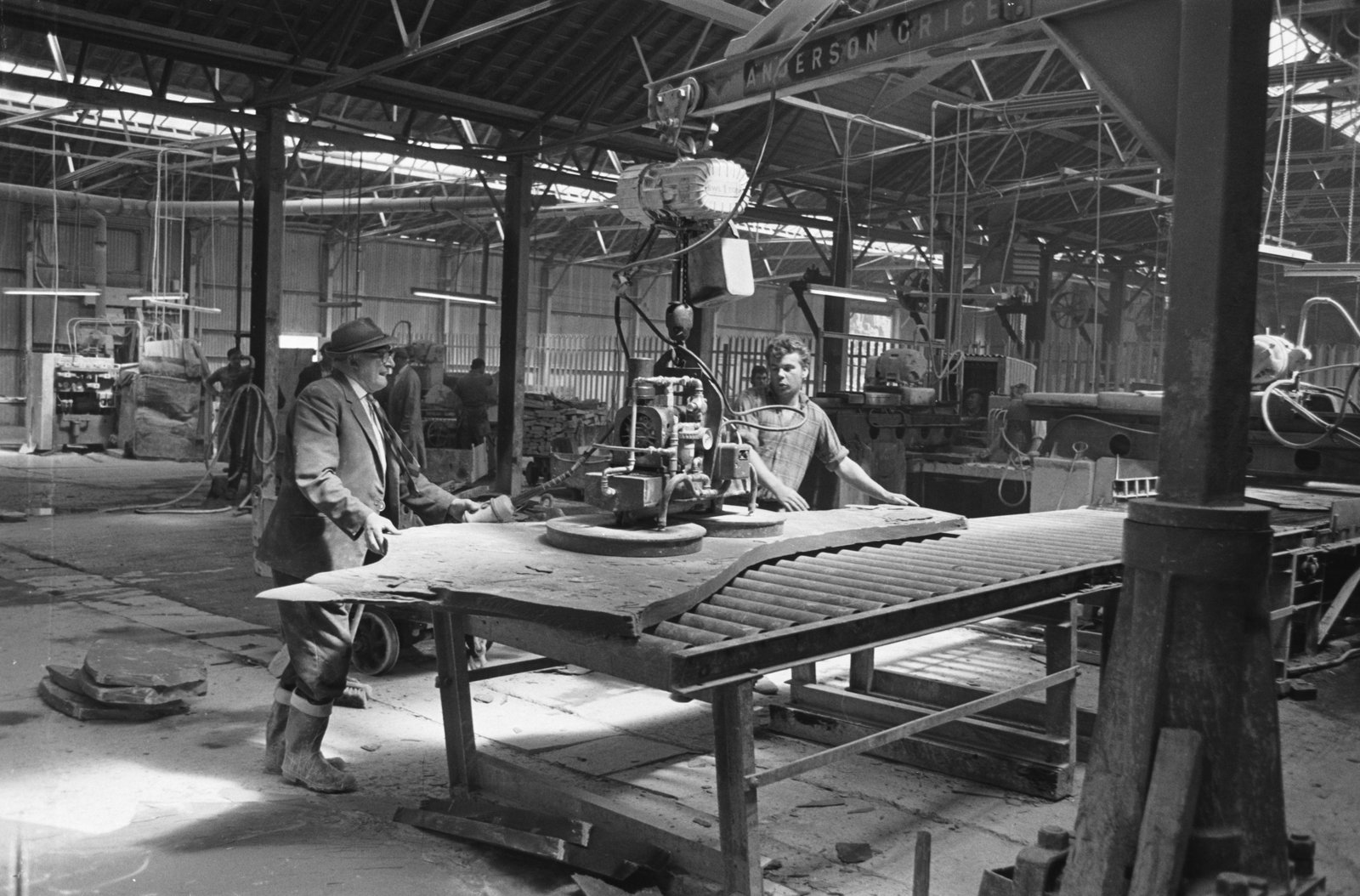 Dinorwig slate quarry closure, submitted by Buddle-Bot on 01-04-2025.
© Geoff Charles https://creativecommons.org/licenses/by-sa/4.0/ http://www.llyfrgell.cymru Dinorwig slate quarry closure