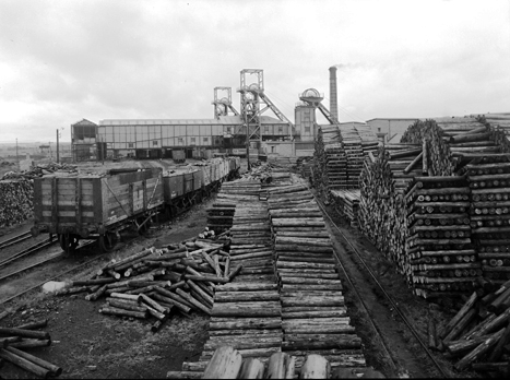 Image of Lynemouth Colliery, submitted by Buddle-Bot on 01-03-2025.
with permission © Harold White https://www.ncm.org.uk/collections/topics/harold-white/ Image of Lynemouth Colliery