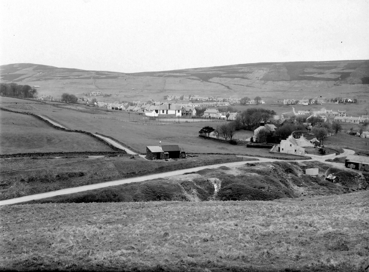1937 - Leadhills village. Looking west. Lanarkshire.