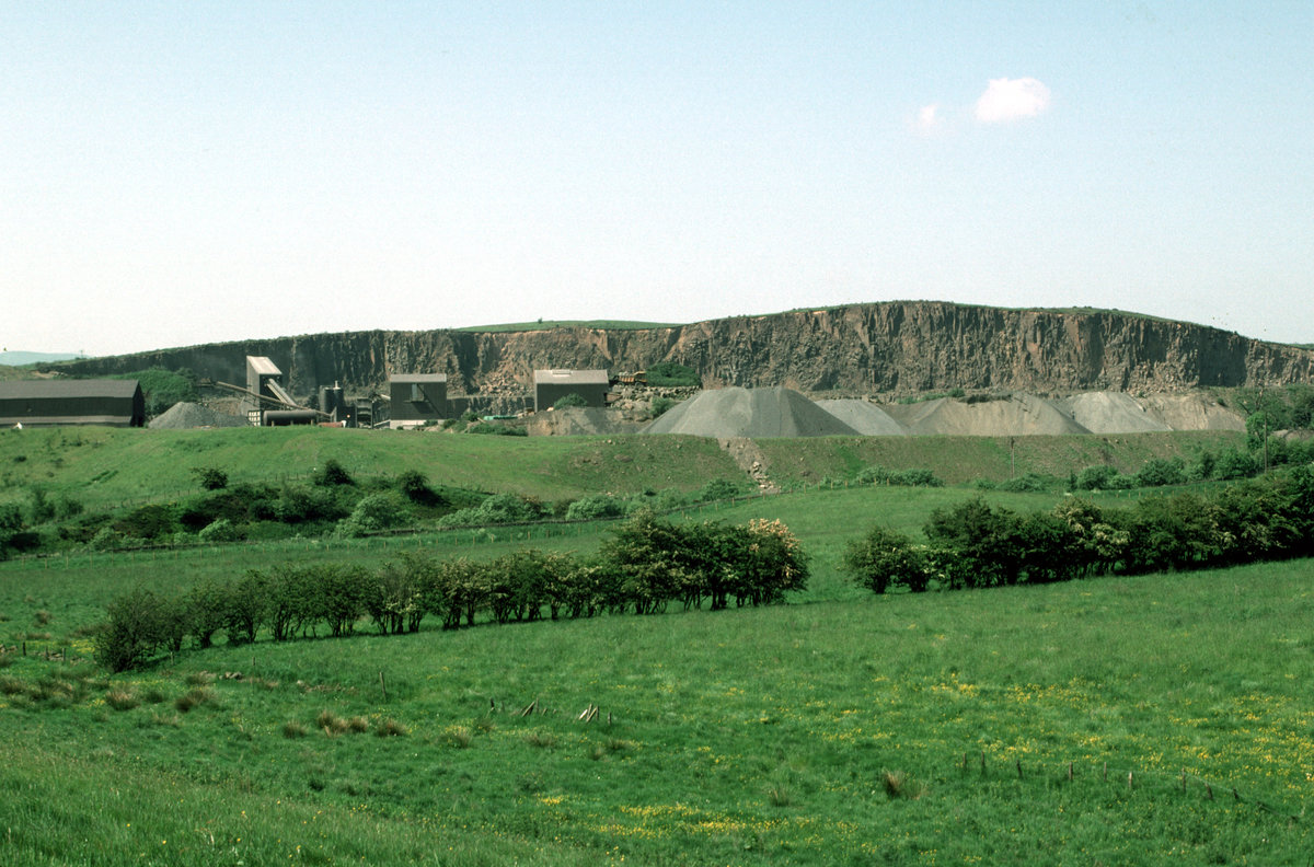 1992 - Croy Quarry near Kilsyth, Central Region.