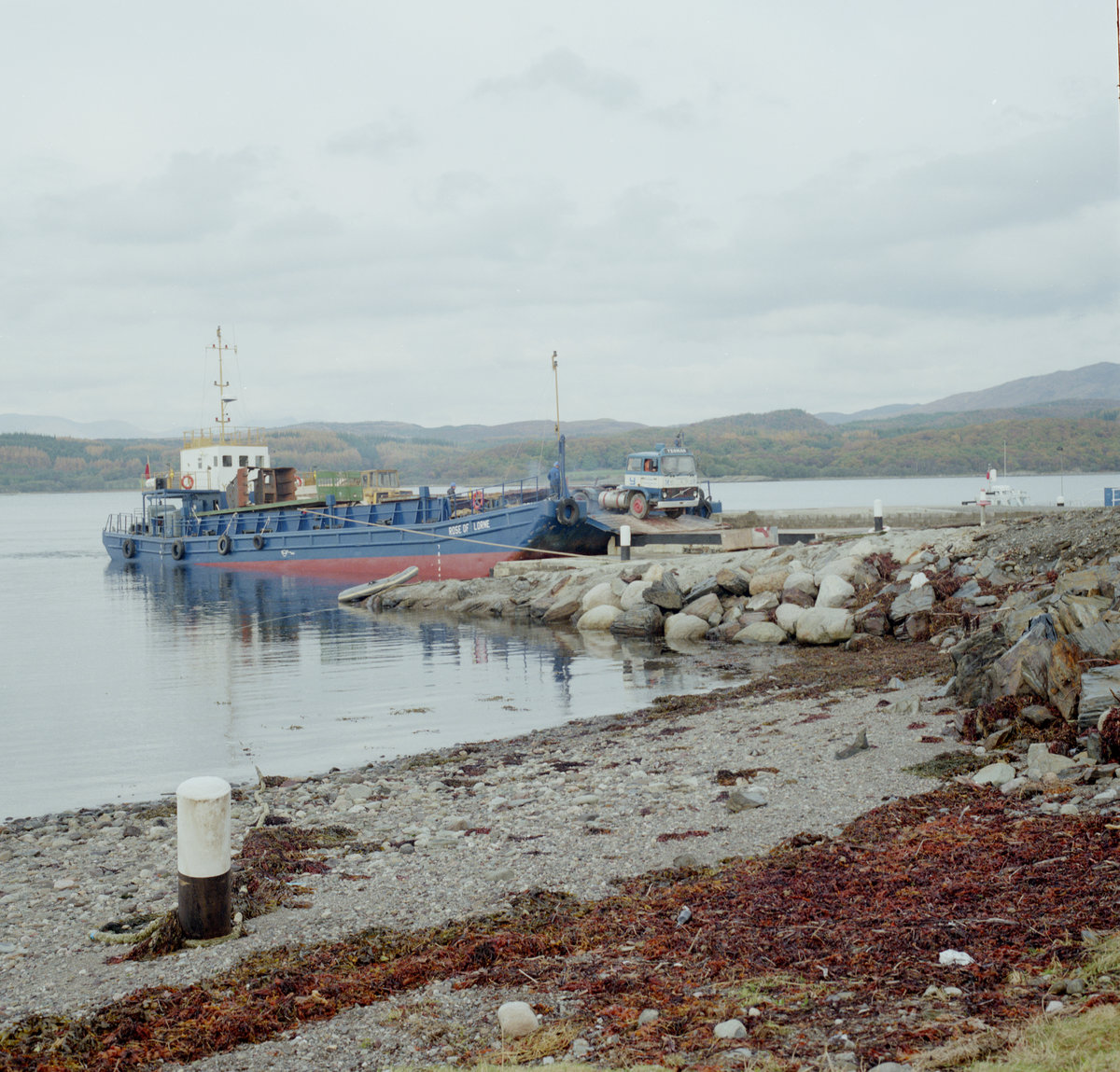 1987 - The Motor Vessel Rose of Lorne at Rubha Garbh.