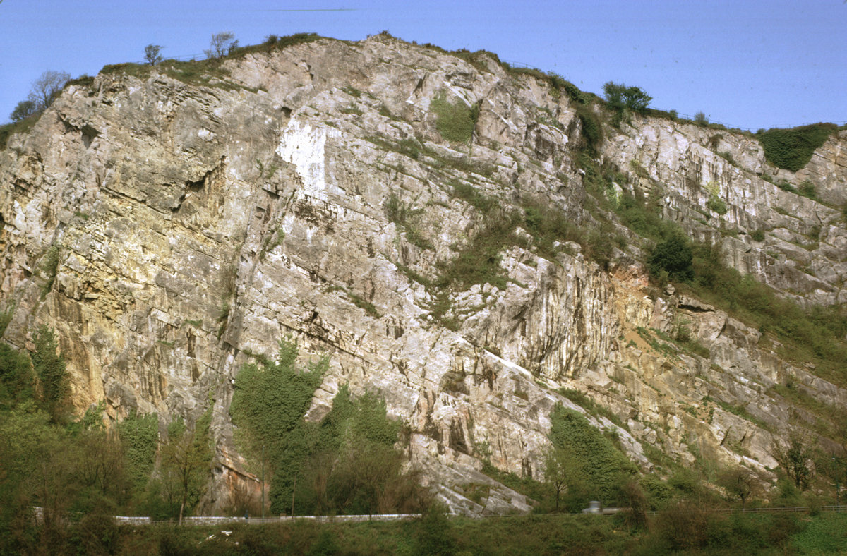 1965 - View of Black Rock Quarry from left bank of River Avon. Bristol. Looking NE.