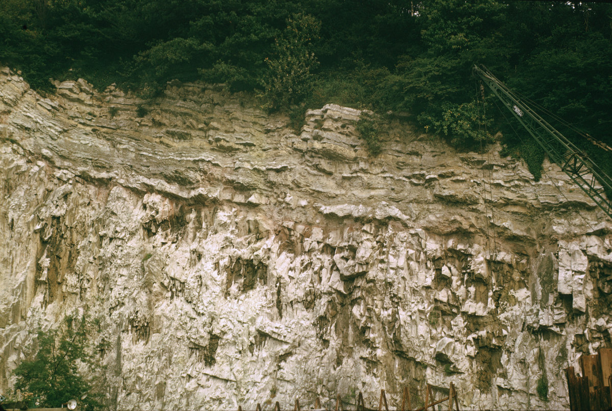 1965 - Gully Quarry, Avon Gorge (right bank). Looking SE.