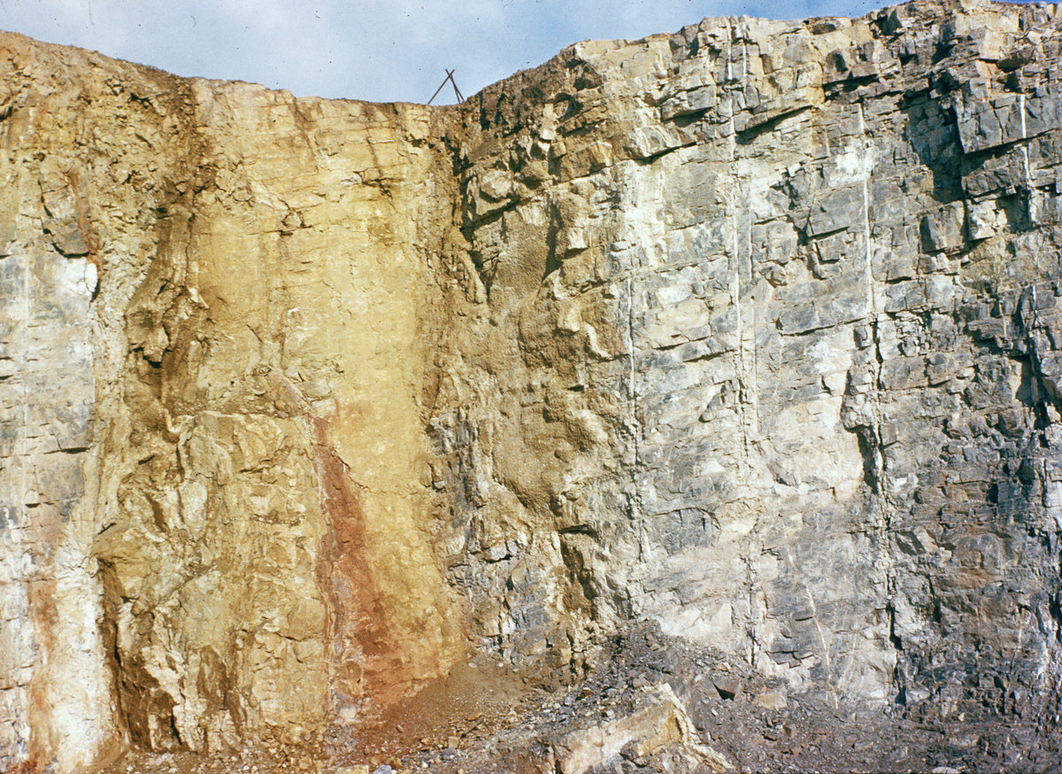 1961 - Holwell Quarries. Looking S.
