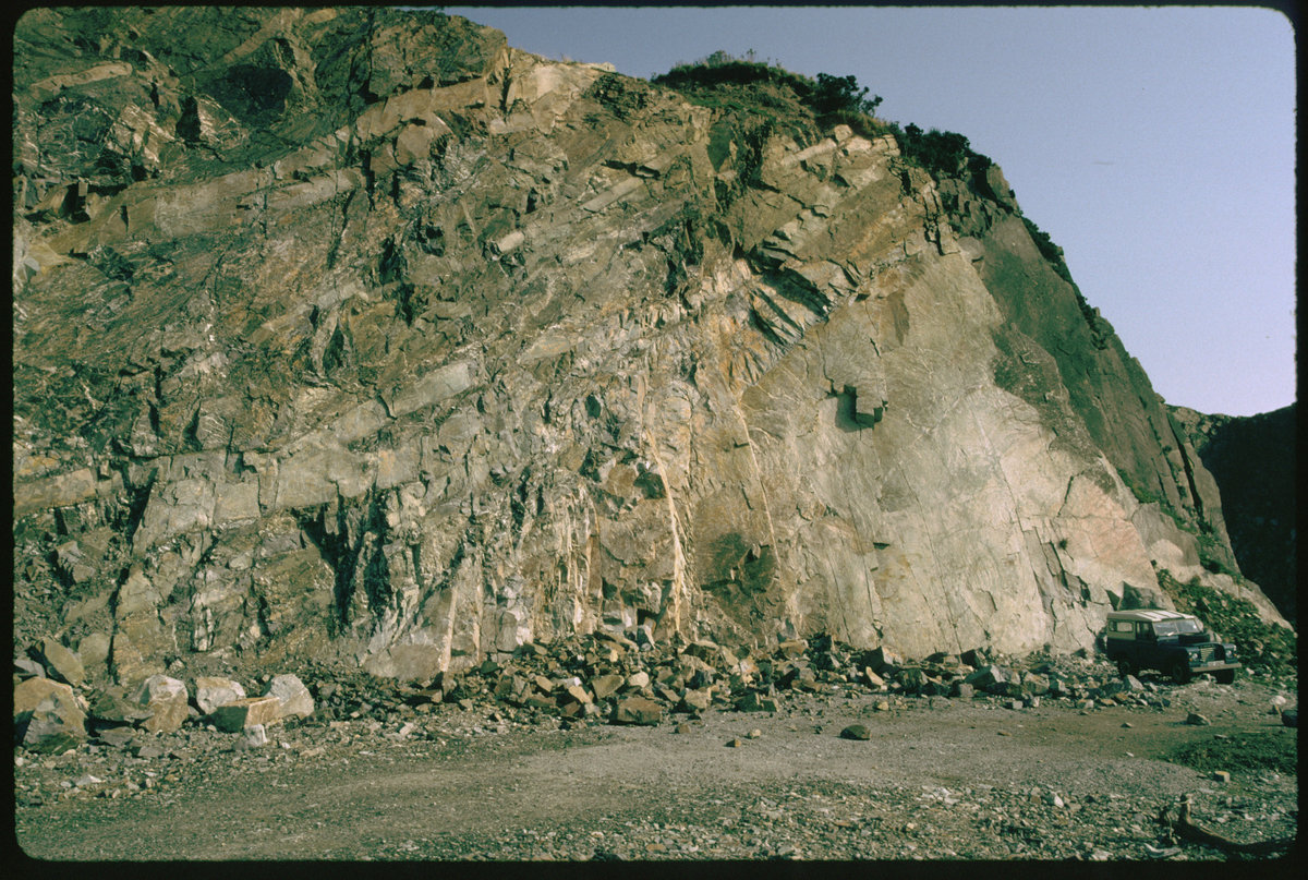 Oct 1987 - Kirkmabreck Quarry, Creetown.