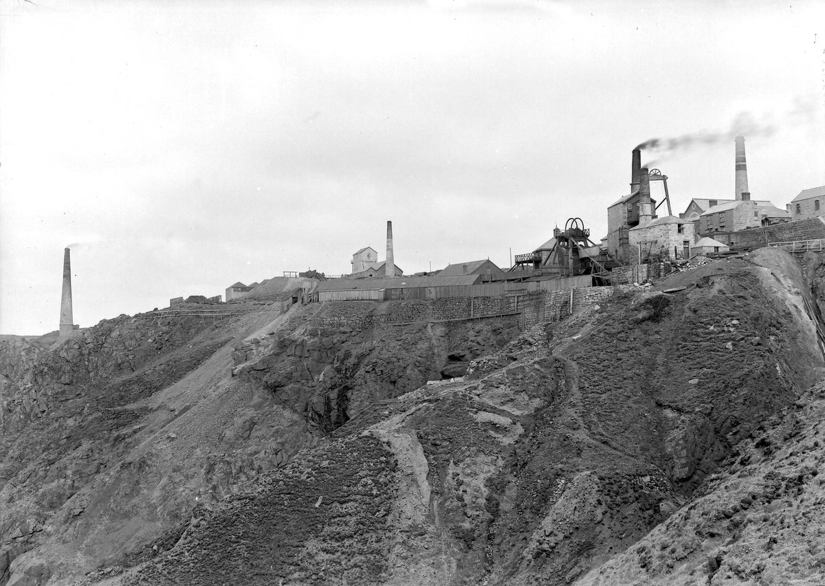 Jan 1905 - Levant Mine, St. Just. Looking NE., submitted by Buddle-Bot on 08-11-2025.
Bgs No. P200269; Hall, T.C.; © Crown. Image & Text: BGS Geoscenic, under OGL V2 License http://bit.ly/462AXmV Jan 1905 - Levant Mine, St. Just. Looking NE.