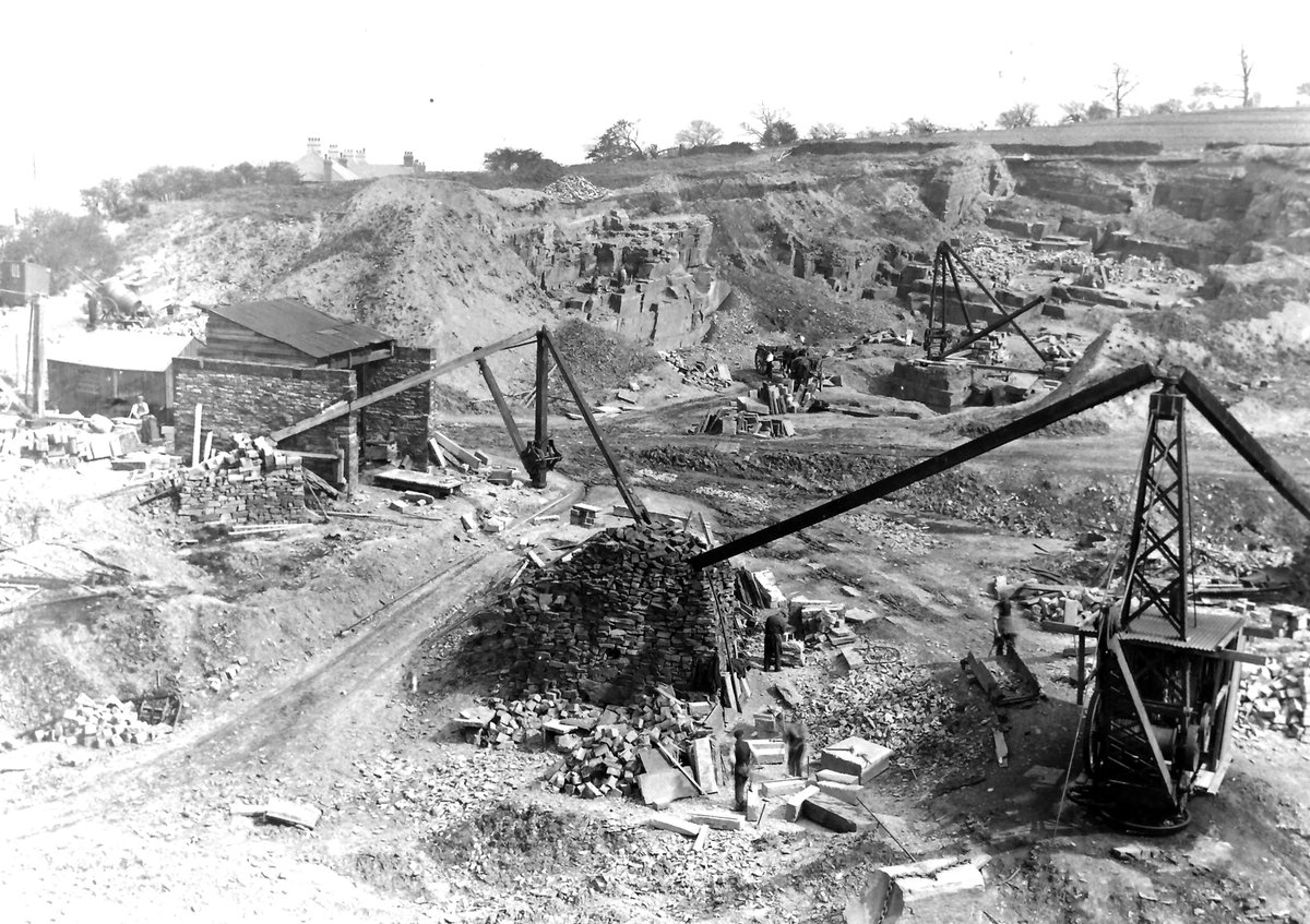 5 May 1911 - Flagstone Quarry, Meadow Head, Sheffield. Looking NW.