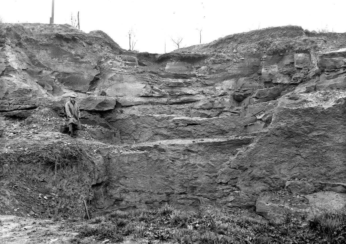 Apr 1911 - Sill's Quarry, near Grammar School, Chesterfield Road, Mansfield. Looking NE.