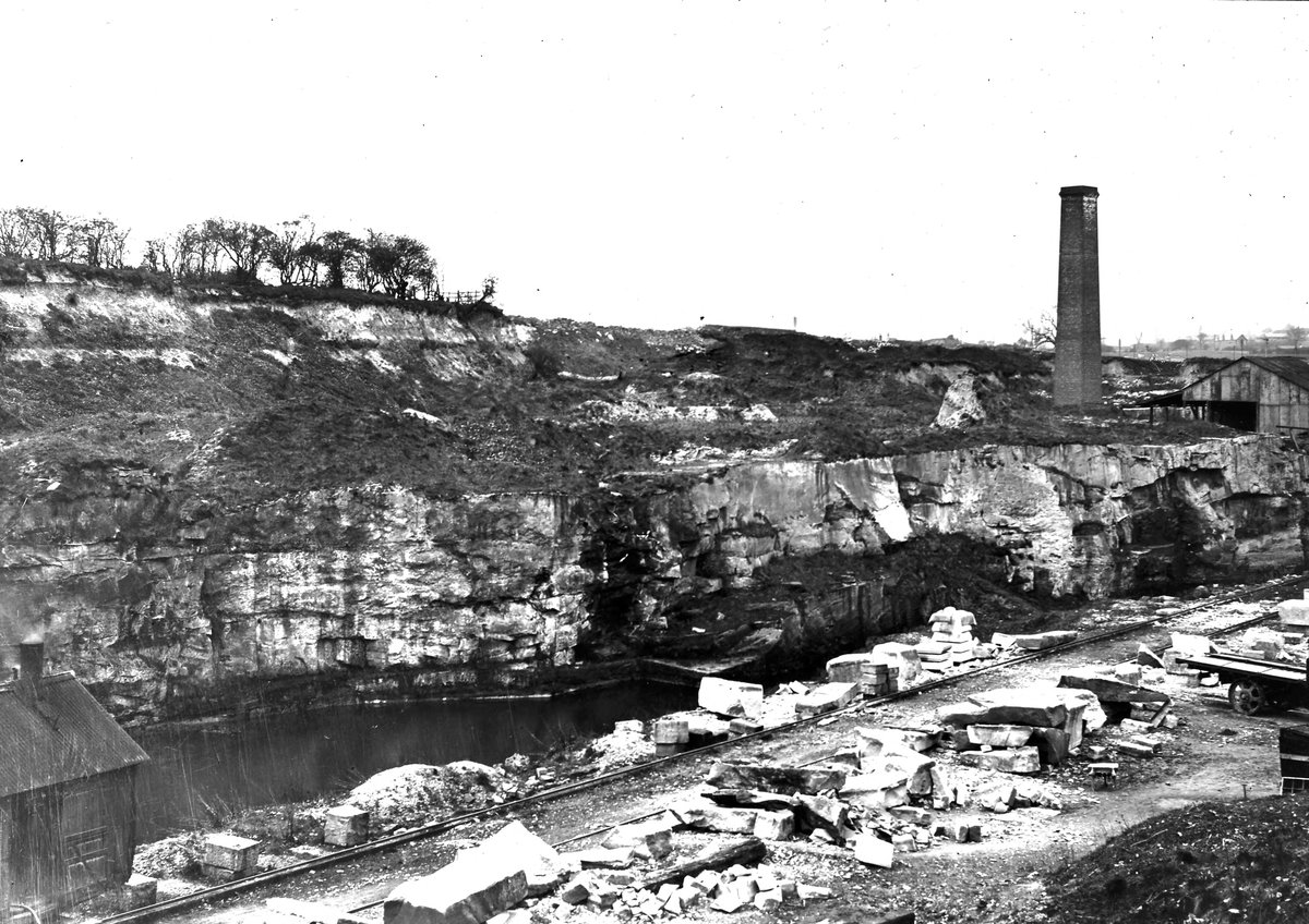 29 Apr 1911 - Lindley's Quarry, Mansfield. Looking S. of W.