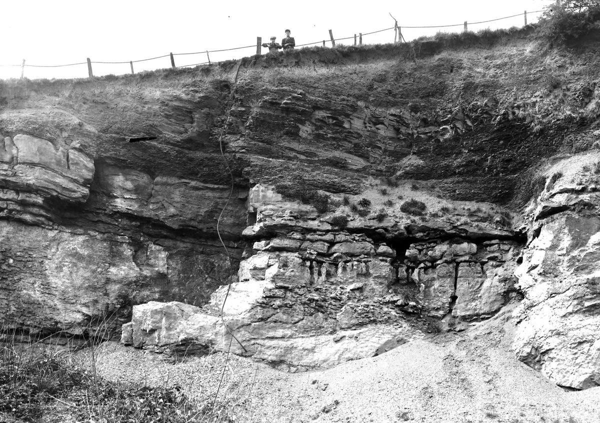 8 May 1911 - North Darley Quarry, 1/4 m. SW of Darley Bridge. Looking W.