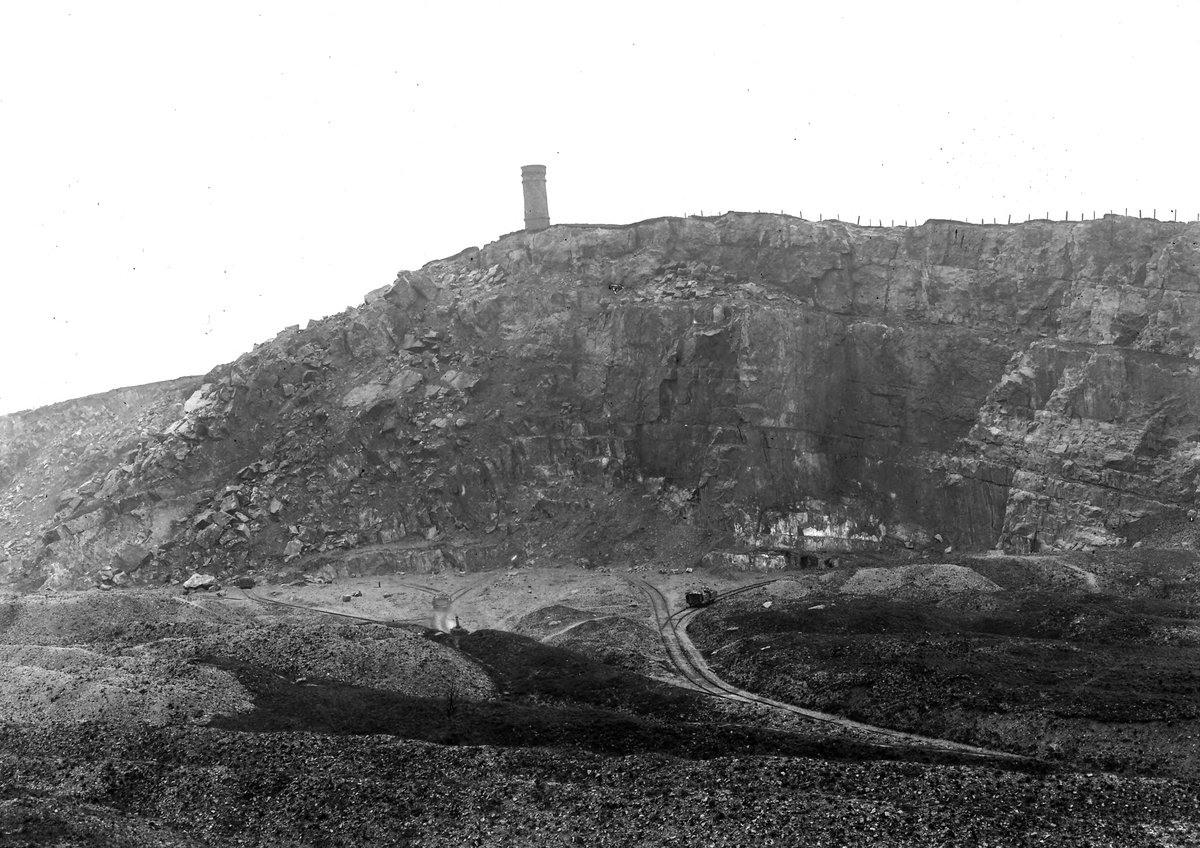 3 May 1911 - Crich Stand' Quarry. Looking ENE.