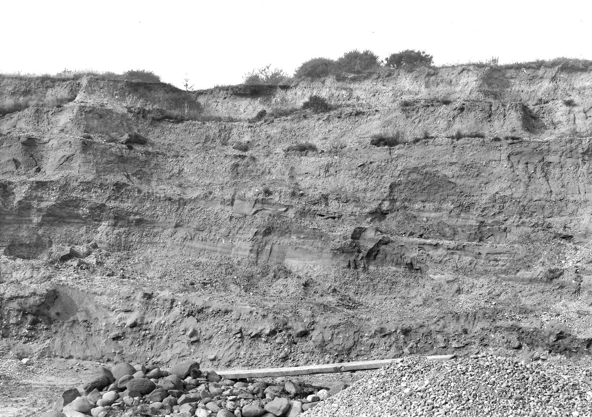 04 Oct 1912 - Quarry at Oldfallow, about 1 m. N. of Cannock. Looking NNE.