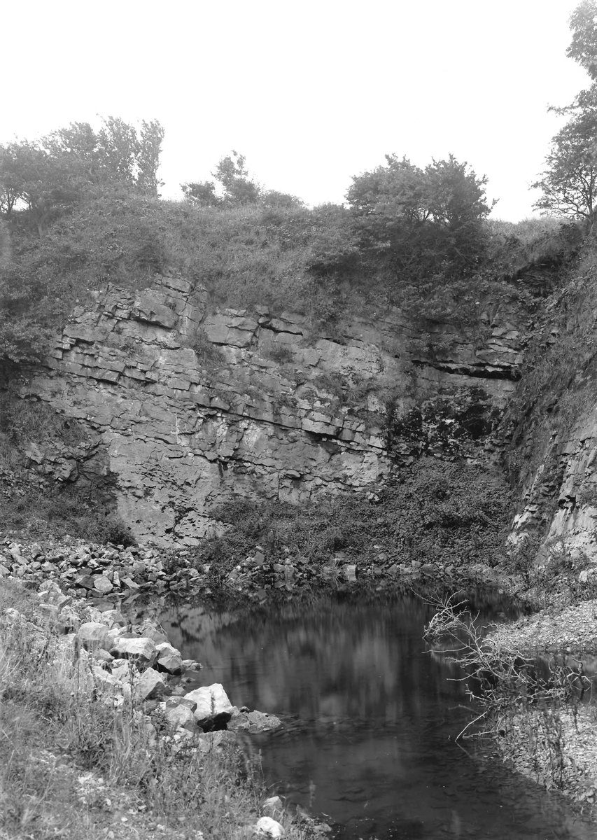 Aug 1922 - Overend Quarry, near Hensingham, 1 1/2 m. SE of Whitehaven. Looking SSE.