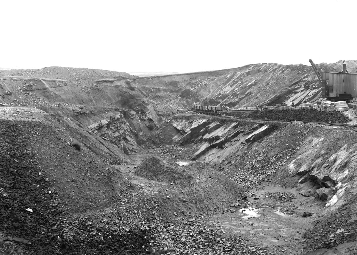 Aug 1923 - Hurtswood Quarry, about 5 m. E. of Burnley. Looking N.